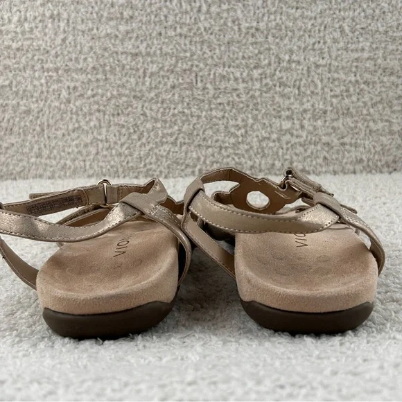 Vionic Sandals Womens 6 Rose Gold Jodie Comfort Walking Ergonomic Ankle Straps - Picture 8 of 11